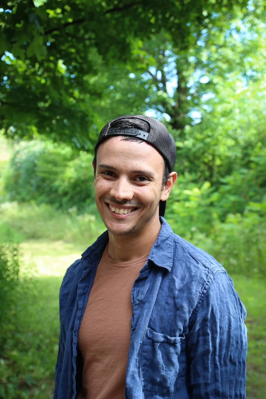 Portrait de Fouad Belabas aux Jardins Belaflore