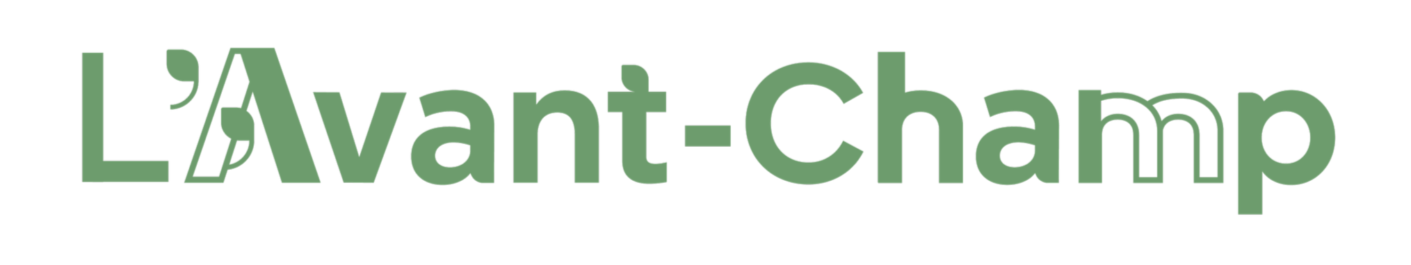 Logo de l'Avant-Champ' en vert
