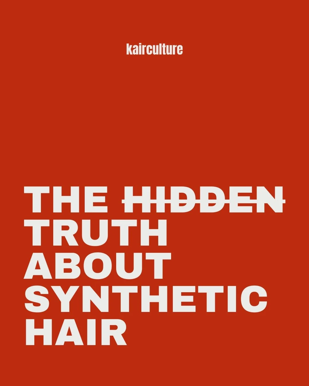 If synthetic braids have ever left your scalp irritated or uncomfortable&hellip; you&rsquo;re not alone.

A healthier alternative is coming &mdash; and we can&rsquo;t wait to share more.
Until then, let&rsquo;s stay informed and look out for each oth