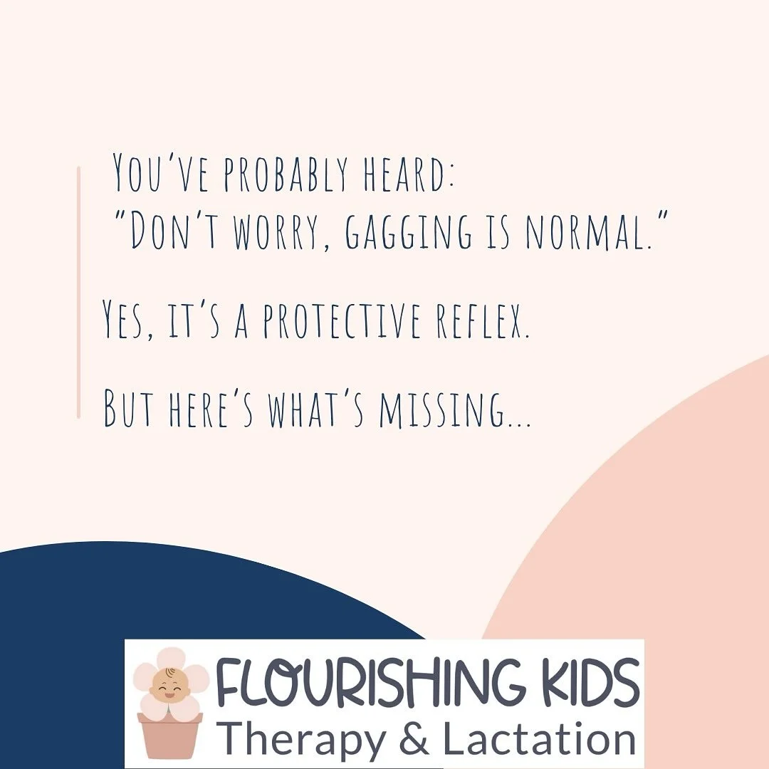 Most posts about babies starting solid foods will tell you &ldquo;gagging is normal&rdquo; because it&rsquo;s not choking. And while that&rsquo;s partly true, here&rsquo;s the bigger picture:

If gagging happens at every meal, causes tears, keeps you