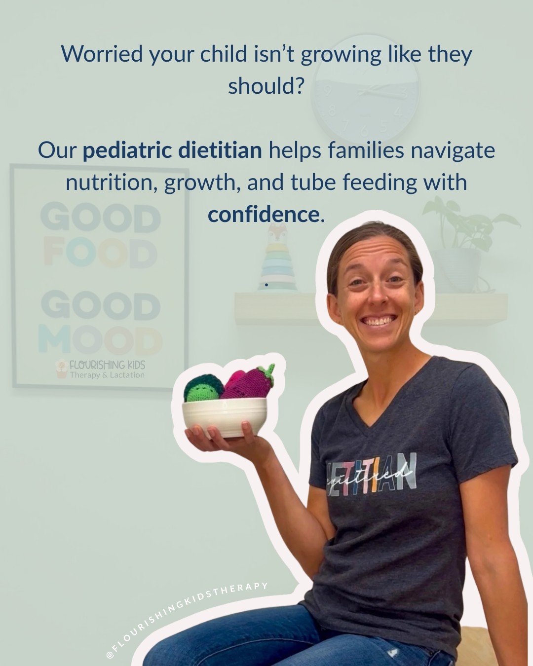 I&rsquo;m Kristen, pediatric dietitian at Flourishing Kids.

Whether you&rsquo;re worried about growth, tube-feeding volumes, or mealtime stress, we&rsquo;ll help you understand why and what to do next.

Every child deserves a plan that supports comf