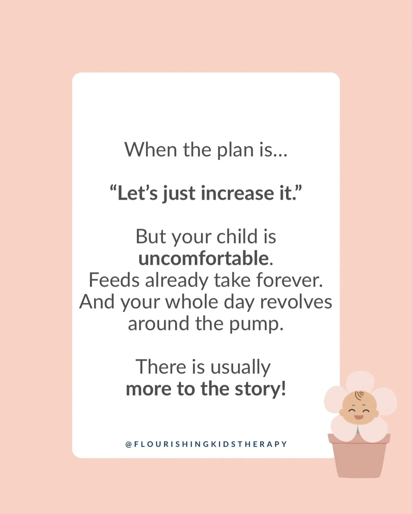 If you&rsquo;ve ever left an appointment with the plan of &ldquo;let&rsquo;s just increase it&rdquo;&hellip; and immediately thought, &ldquo;Cool. And how, exactly?&rdquo; 😅

Parents tell us this all the time, especially in tube feeding: the plan ca
