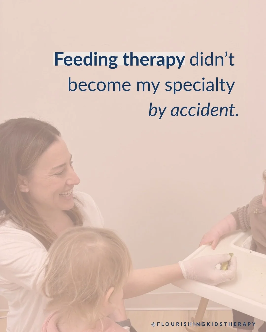 Feeding therapy became my specialty because it sits at the intersection of so many things that matter: medical complexity, child development, family dynamics, and trust.

Feeding challenges are rarely one simple thing. They&rsquo;re often a mix of bo