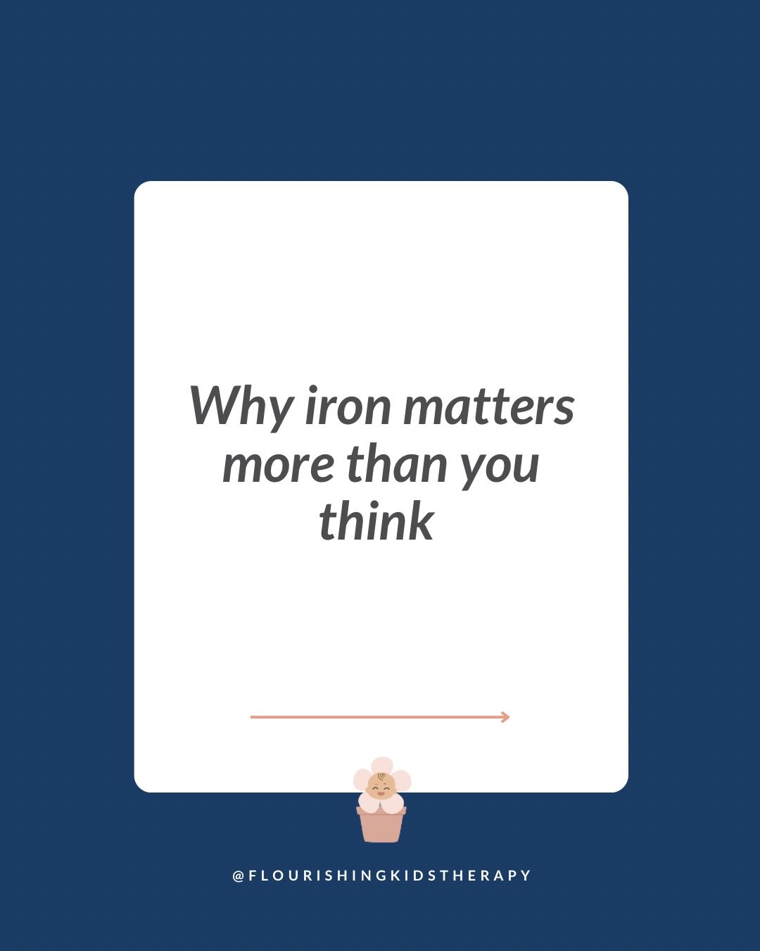 There&rsquo;s almost always a why.

If any of this sounds familiar, an evaluation is a great place to start.

Link in bio to book.

#feedingtherapy #irondeficiency #toddlers