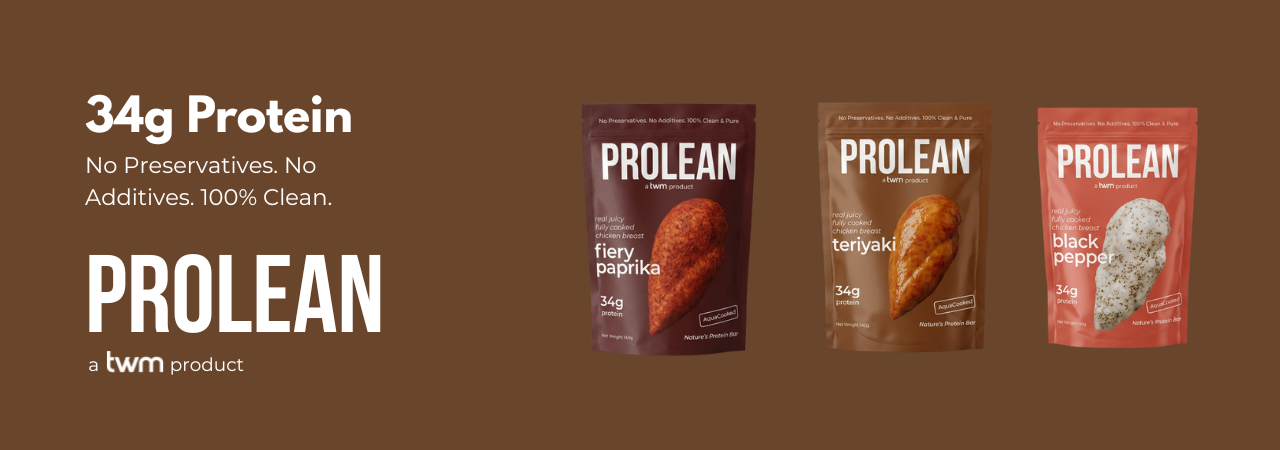 PROLEAN, 34g Protein from Fully Cooked Chicken Breast, NO Preservatives, No Additives, 100% Clean