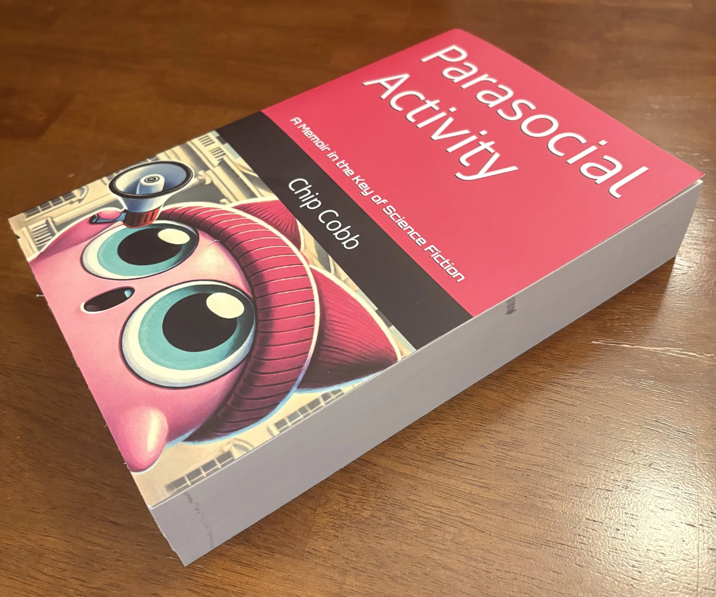 My first book! Parasocial Activity: A Memoir in the Key of Science Fiction