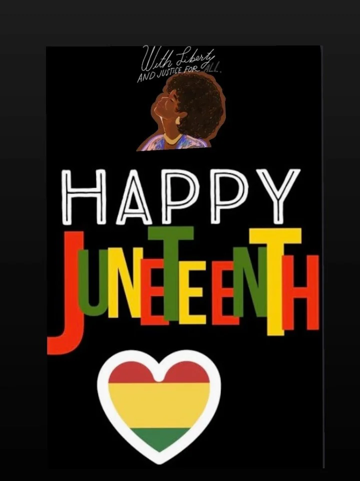 Happy Juneteenth ❤️💚💛 Today we are paying respect to the Ancestors who endured and persevered great evil. We light our candles, pour libations &amp; pray for our Ancestors and those today who are still facing Injustices and the evil of racism Daily
