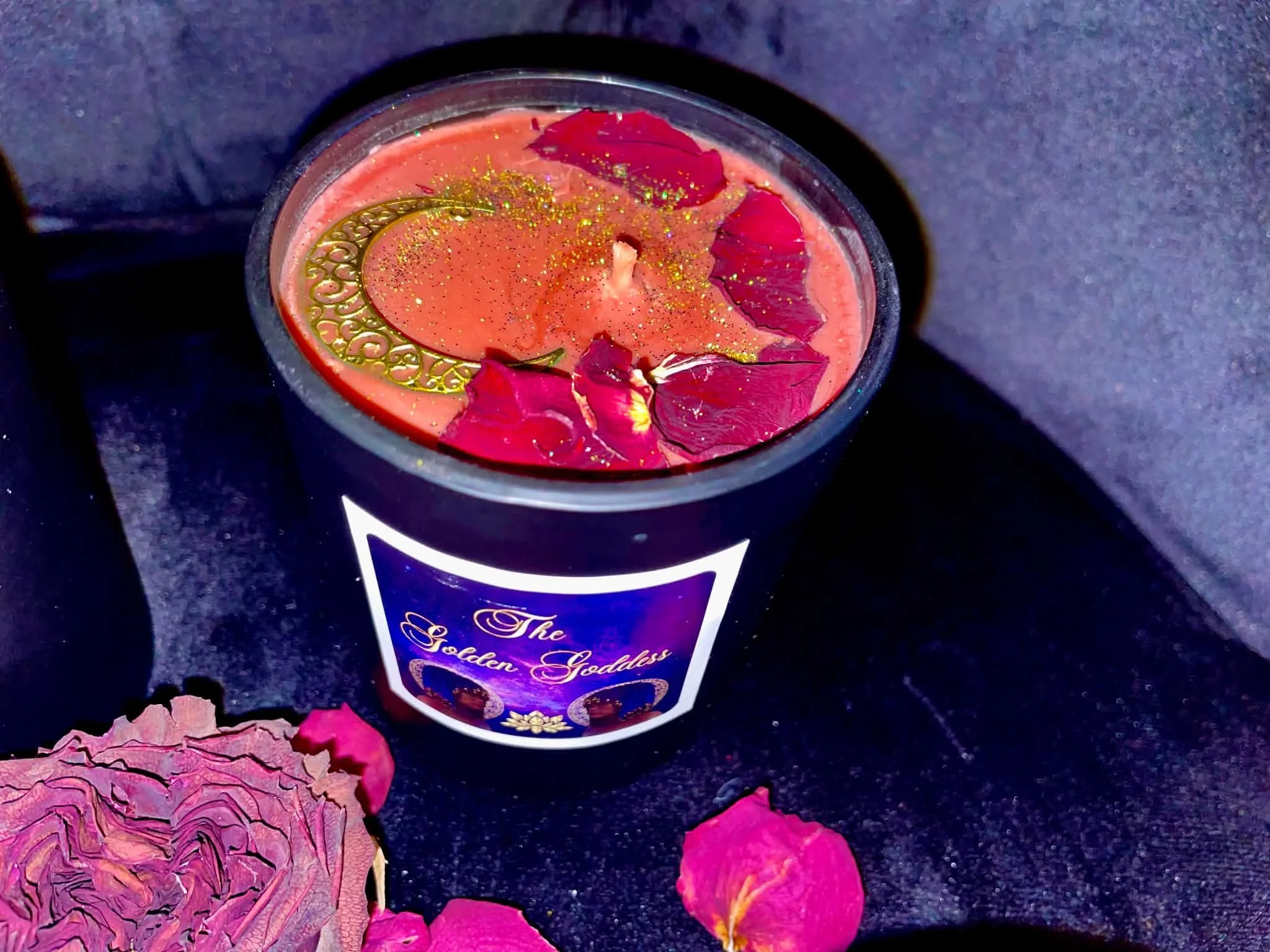 Crimson Moon Dragons Blood and Sage Candle