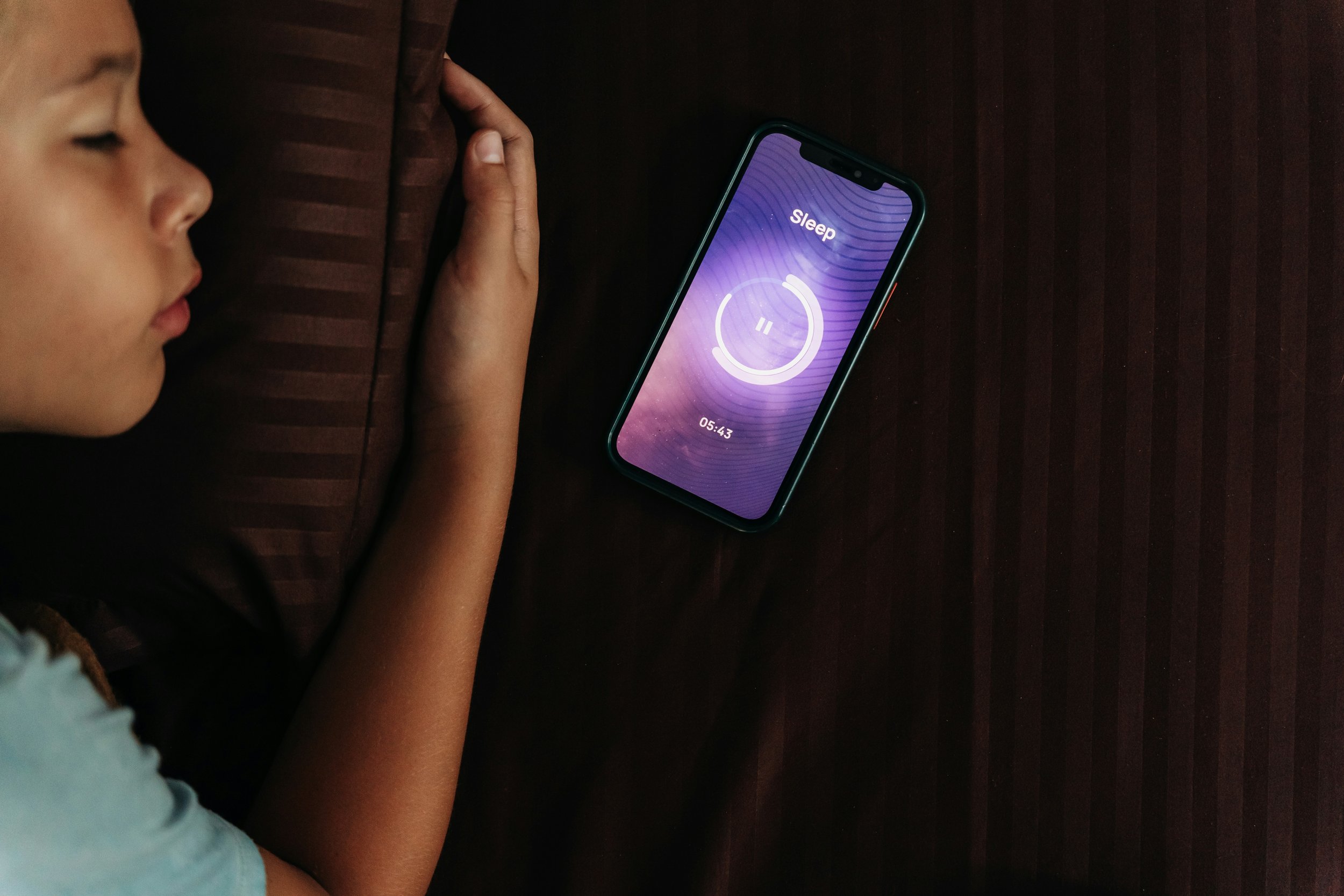 sleep next to phone