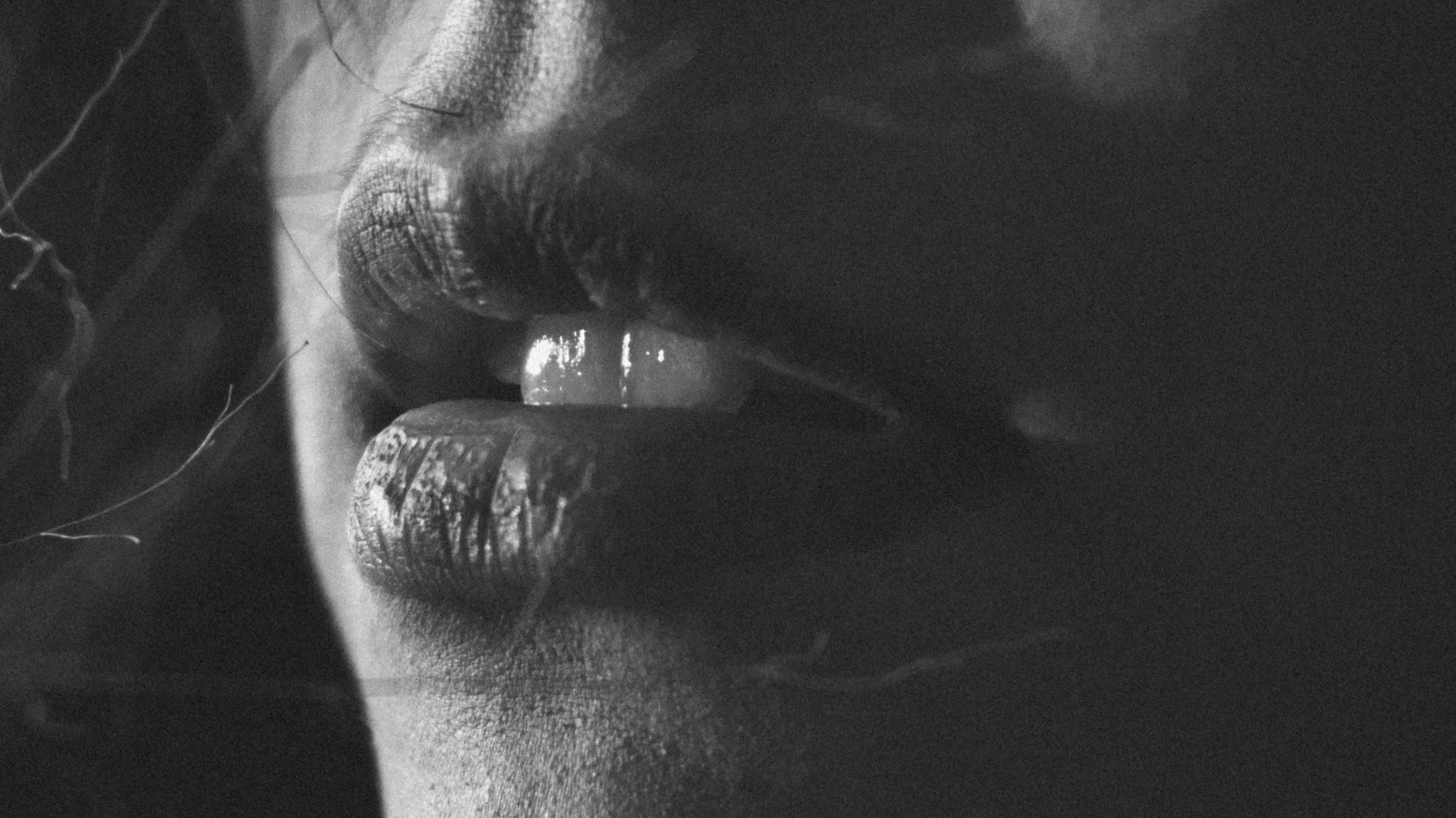 woman mouth