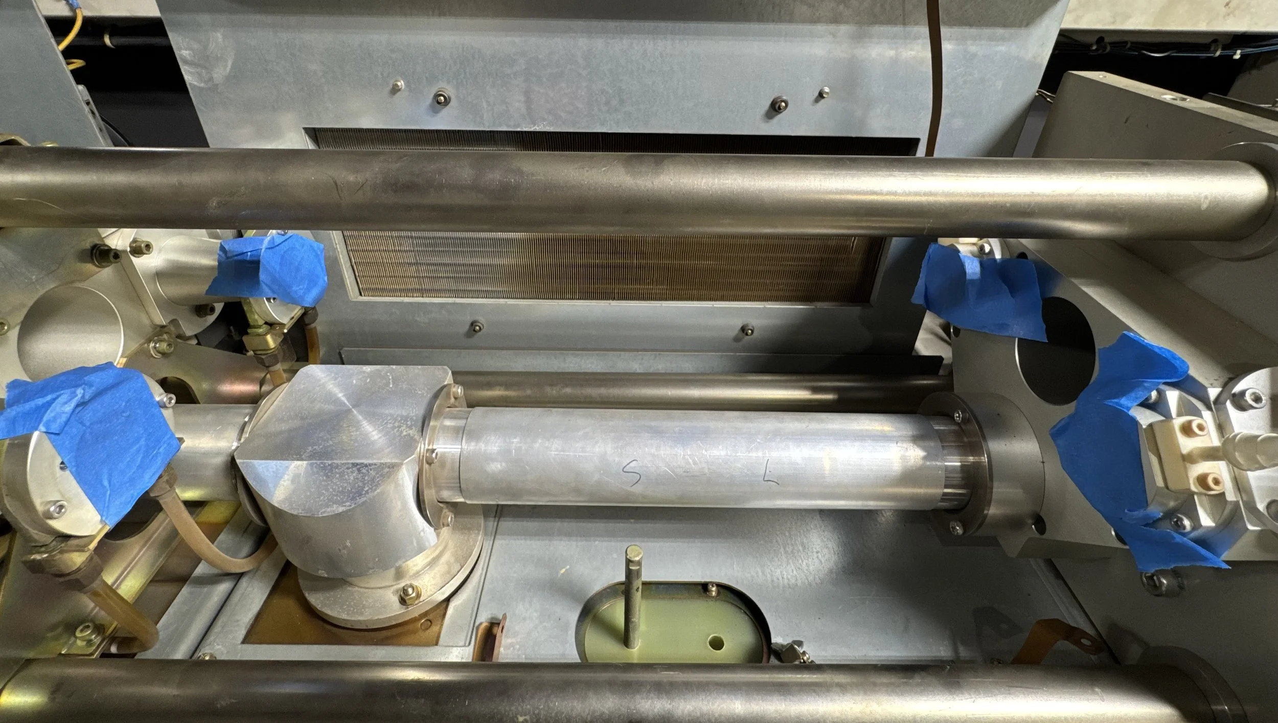 Laser discharge tubes for an industrial laser machine