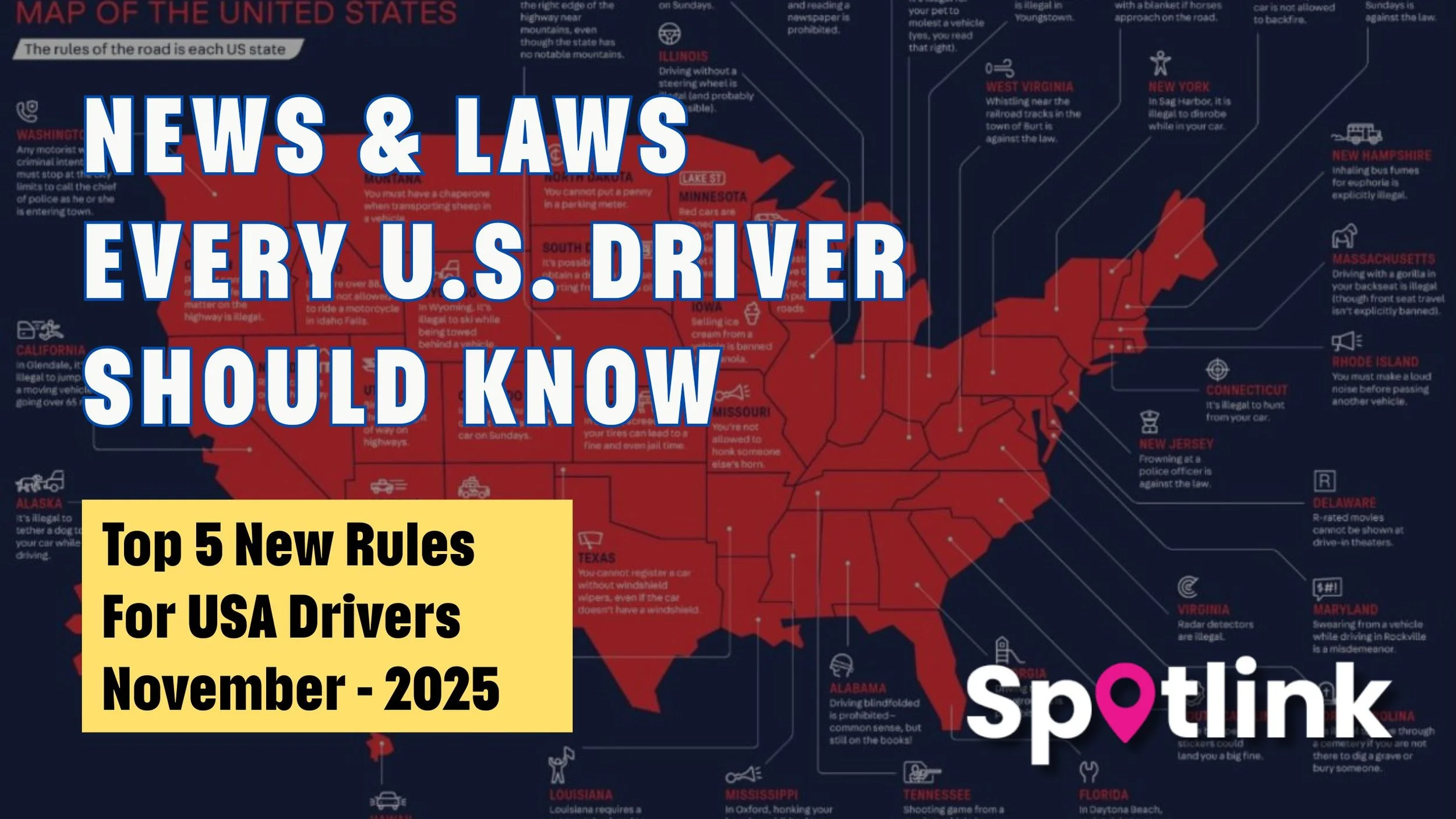 Top 5 News & Laws Every U.S. Driver Should Know — November - 2025 Update