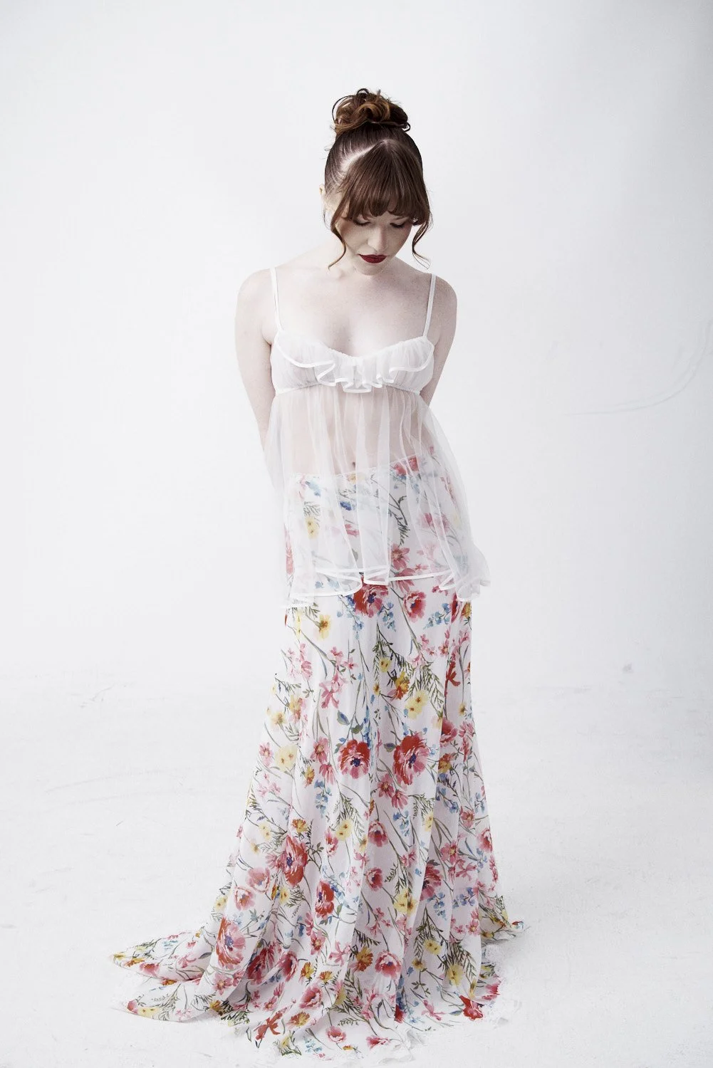 Lustful Silk Maxi Skirt