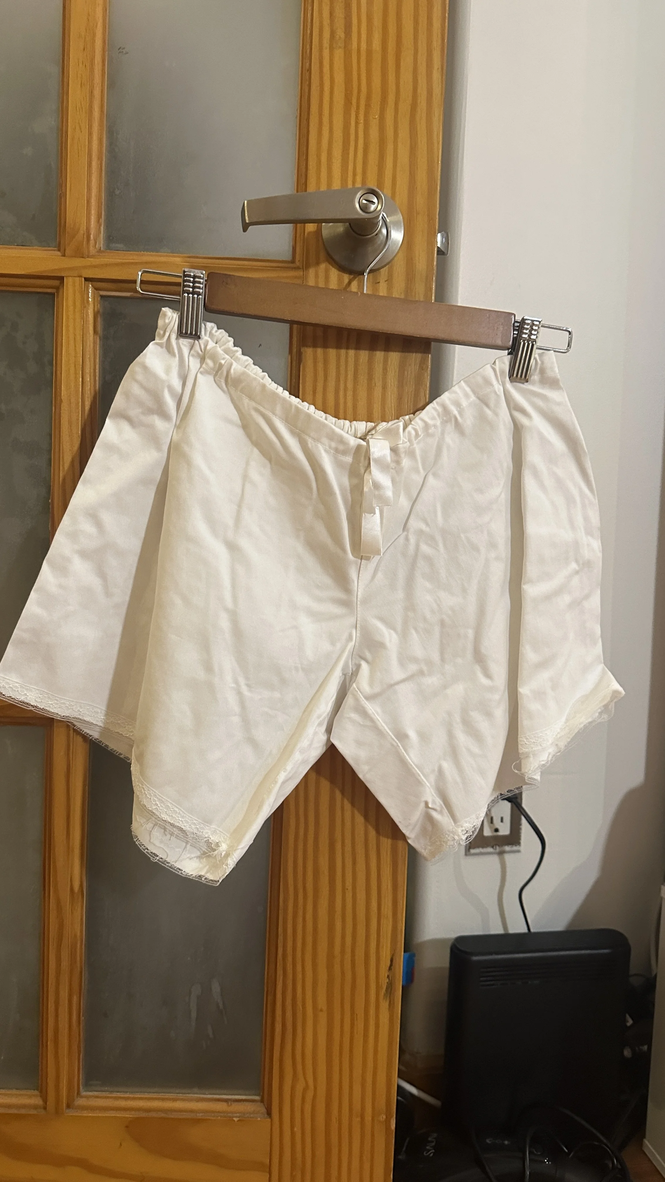White PJ Shorts
