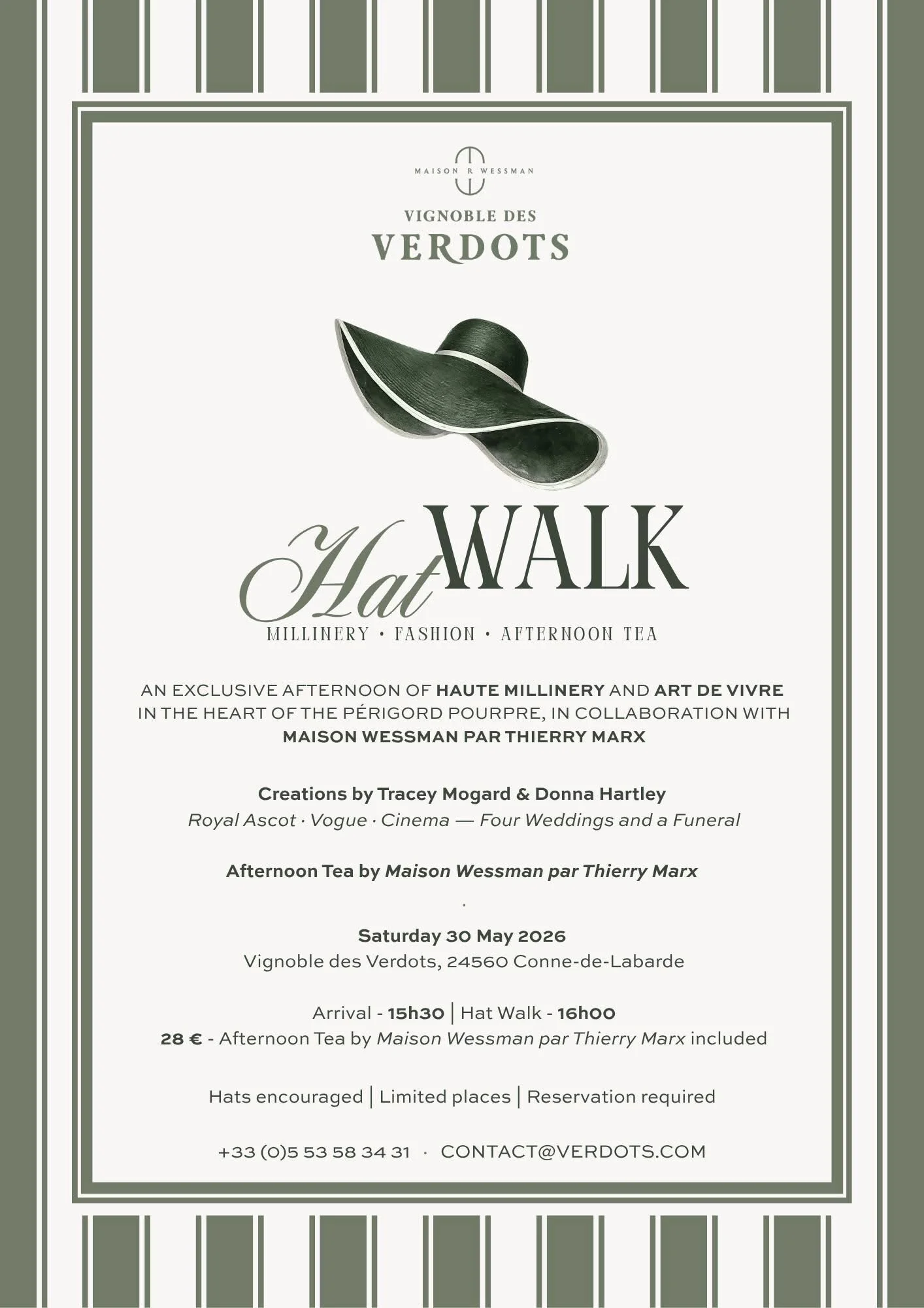 My Fair Lady Hat Walk