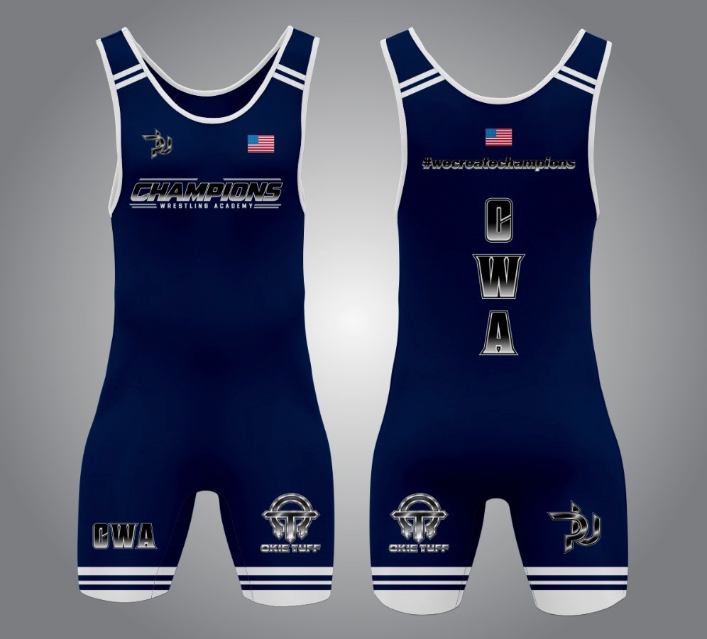Posture Up Athletics premium sublimated wrestling singlet