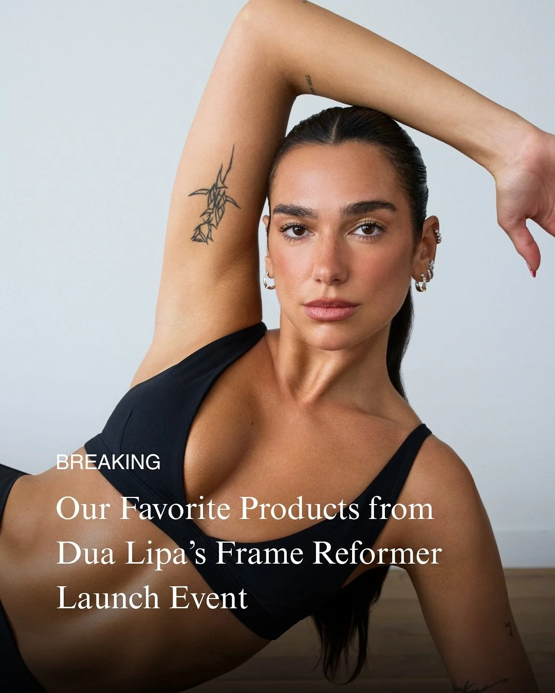 You asked, we answered &mdash; a curated look at our favorite moments from the @dualipa x @framereformer event

Quite possibly the most elevated gifting suite we&rsquo;ve hosted to date. ✨

Swipe to see the line up
