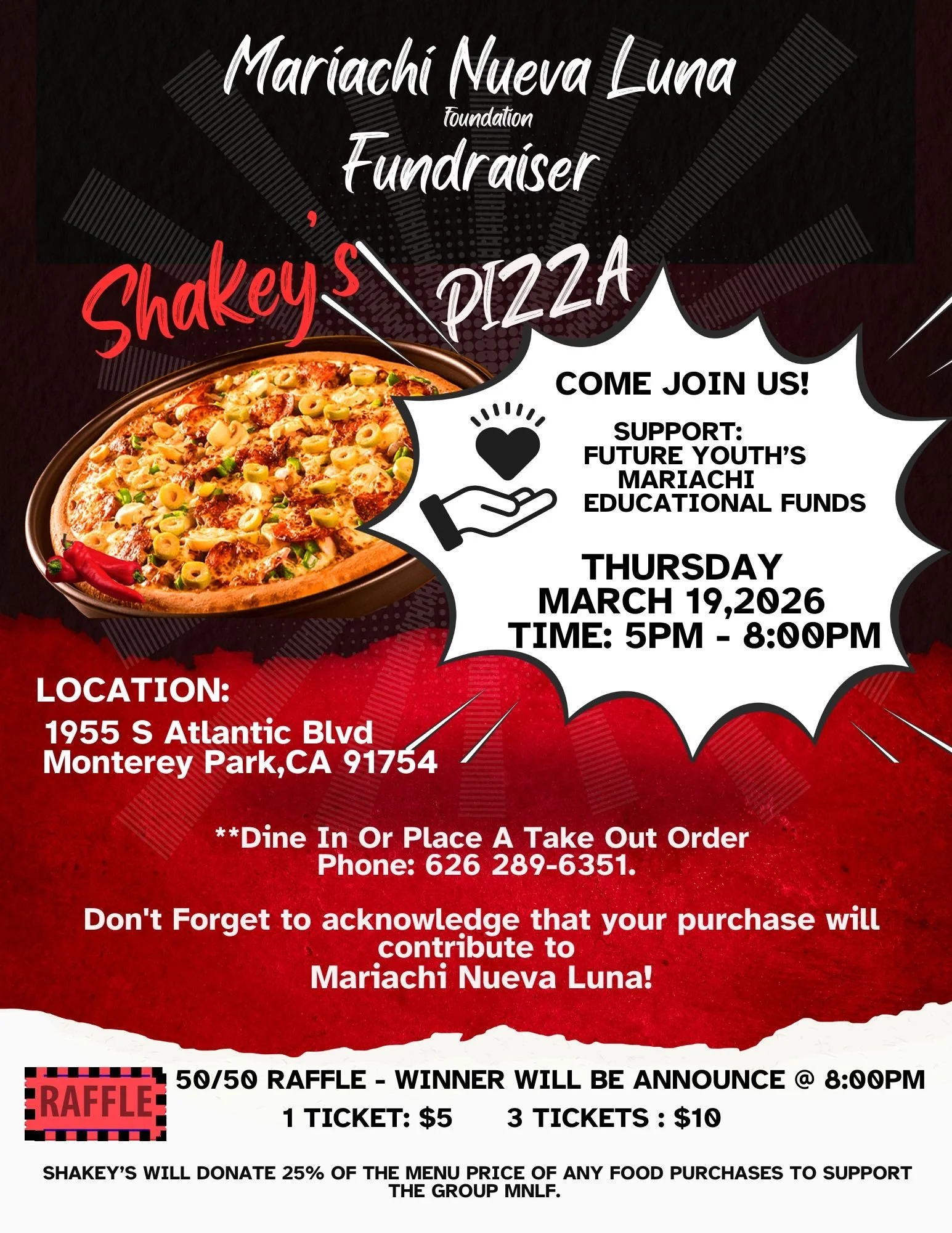 SHAKEY'S FUNDRAISER
