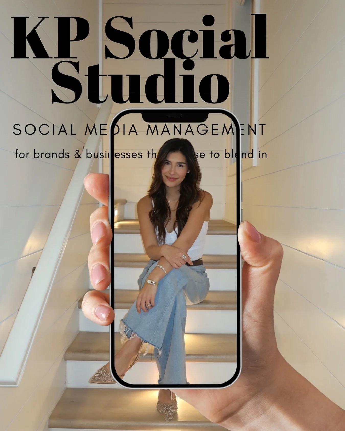 Built with strategy. Led with creativity.
KP Social Studio is here to help brands show up online in a way that feels elevated, intentional, and unmistakably you🤌🏽✨ 

If you&rsquo;re ready to stop blending in and start standing out, let&rsquo;s talk