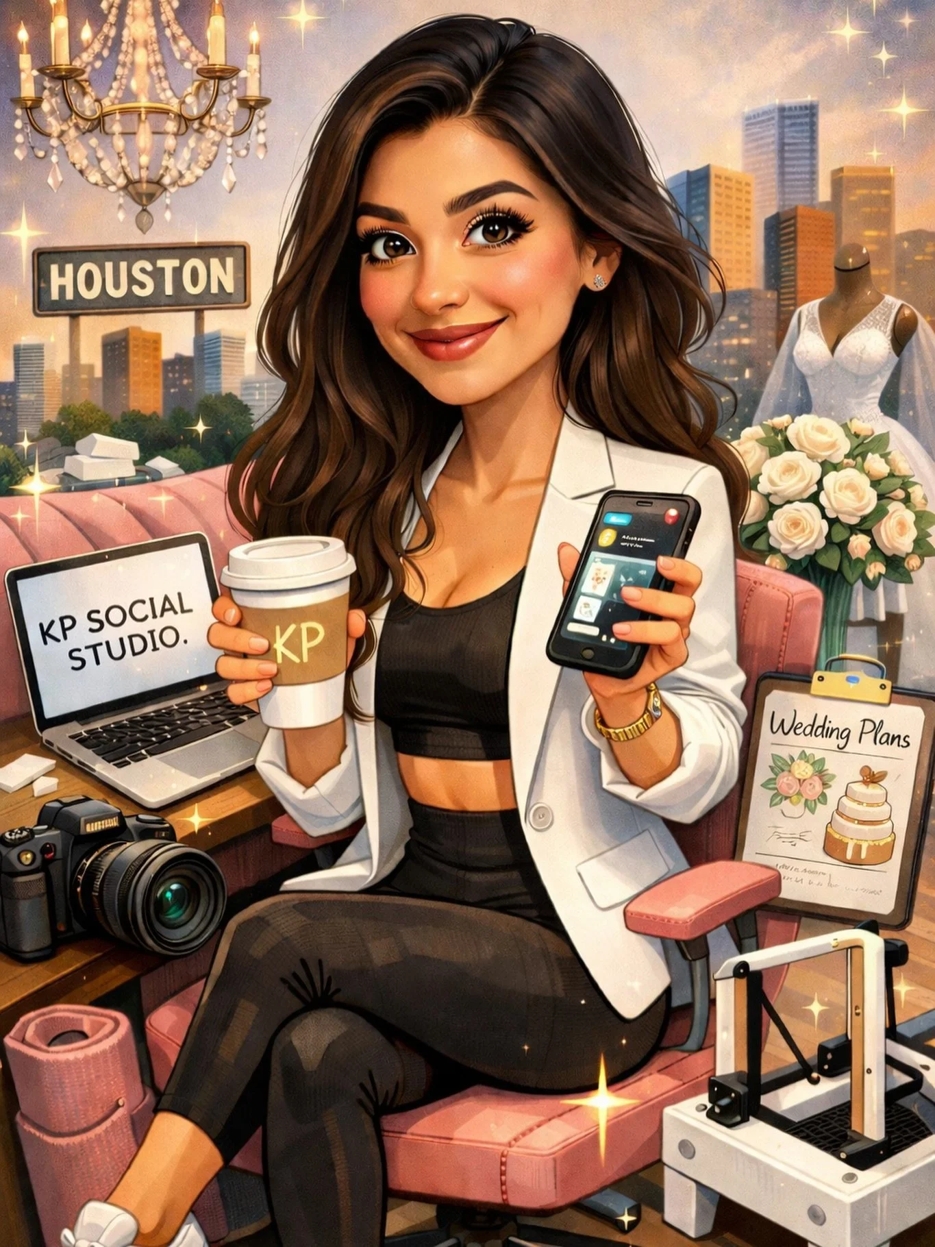 Running a business but make it aesthetic✨
KP Social Studio, at your service.🫶🏽

Asked ChatGPT to make a caricature of me and my business👩🏽&zwj;💻 

#socialmediamanager #kpsocialstudio #smm #socialmediamanagement