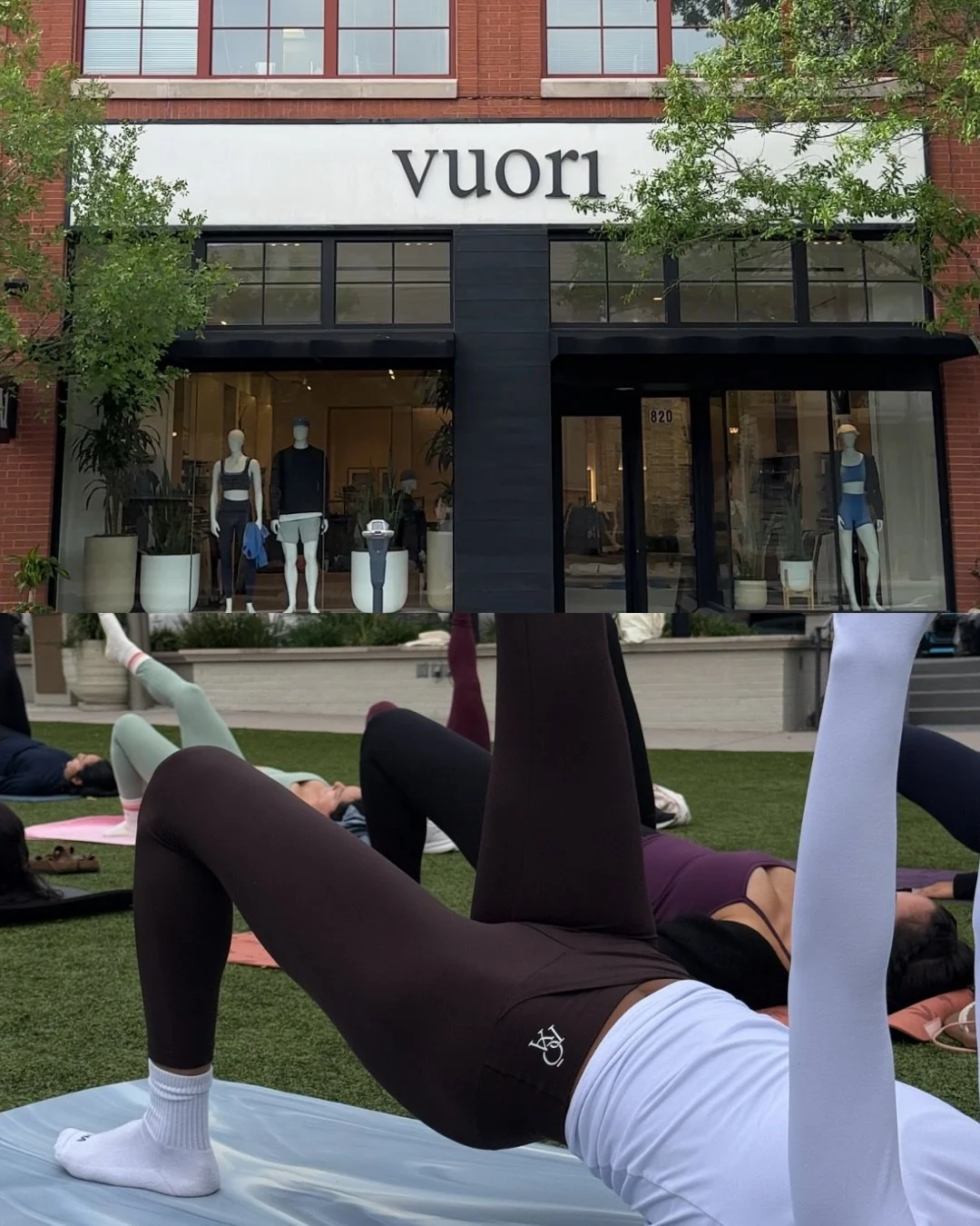 Captured content for the Ōra Pilates x Vuori event at Market Street and it was the perfect mix of movement, community, and a little retail therapy. 🤳✨💙

Sunday mornings just hit different when you&rsquo;re flowing with the girls, sipping something 