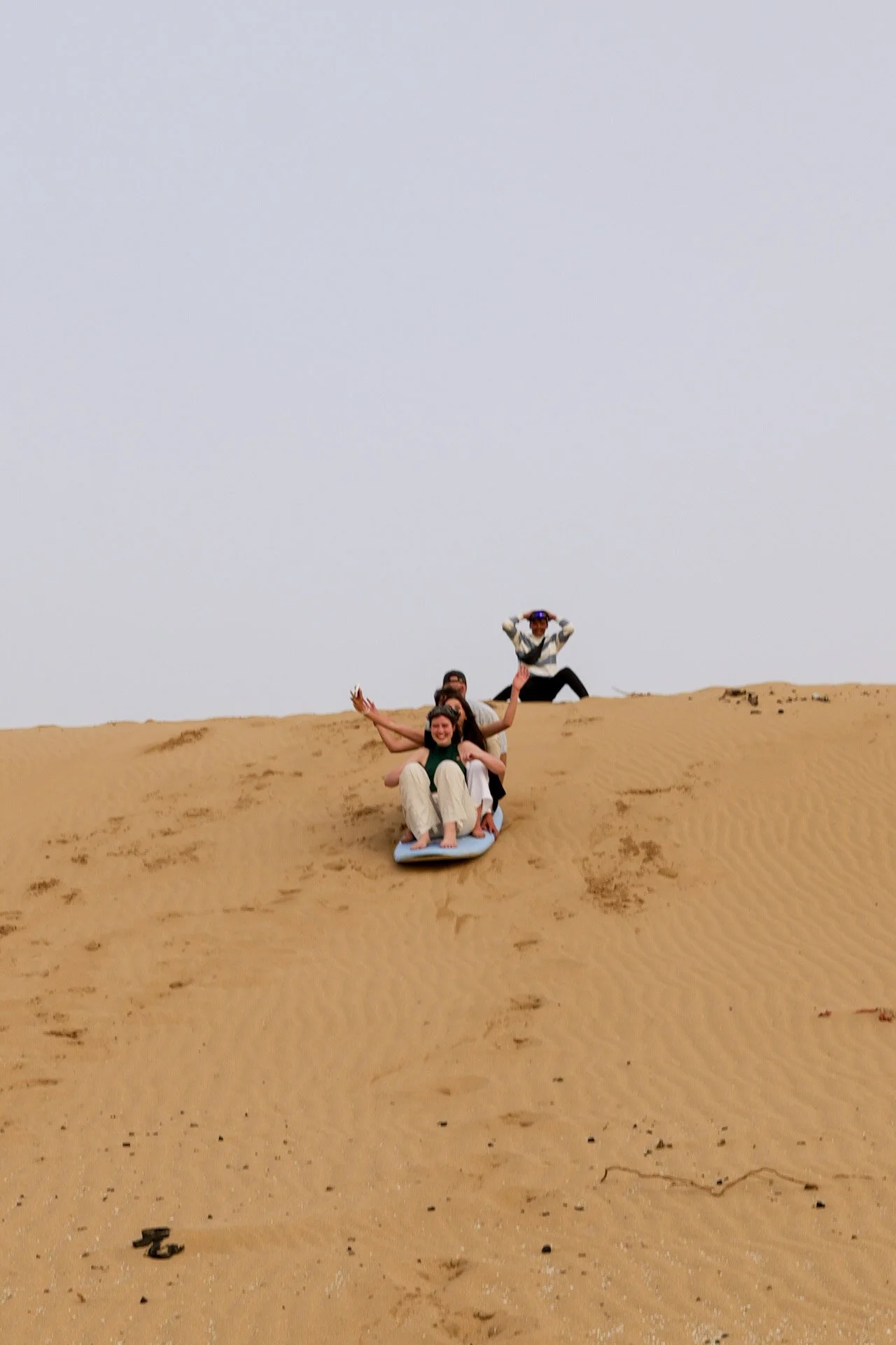 Sandboarden in den Dünen 