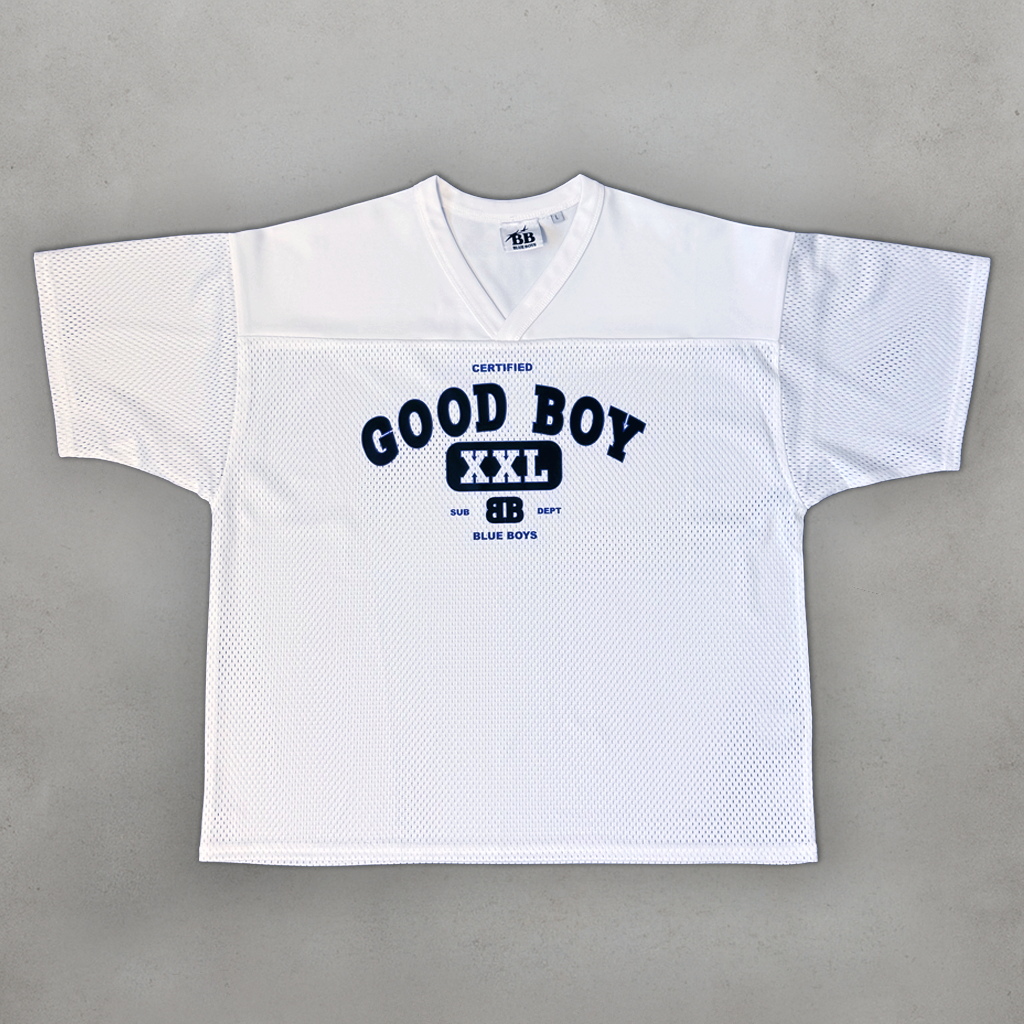 Good Boy Academy Varsity Jersey - WHITE