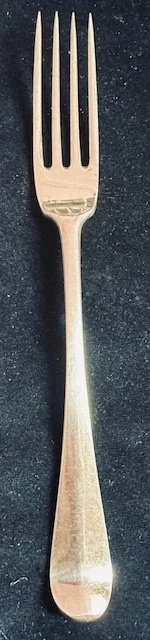 Zilveren gladde tafelvork, Hendrik Helweg 1835