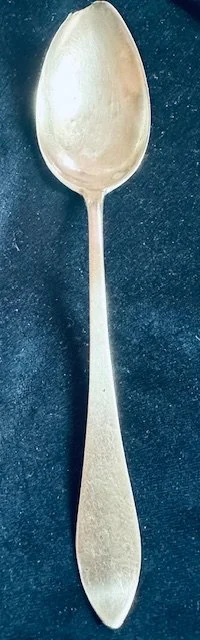 Zilveren tafellepel, punt model, Sittard 1845, L.A.Leurs.