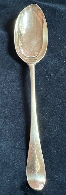 Zilveren tafellepel, Amsterdam 1784, Huibert Alkers.