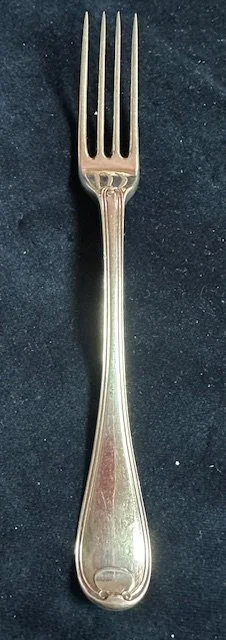 Een zilveren tafelvork  1782 Amsterdam