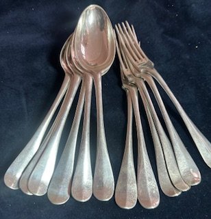 6 tafelcouverts, Maastricht, 1770-1772, Gerlach Jan van Gendt.