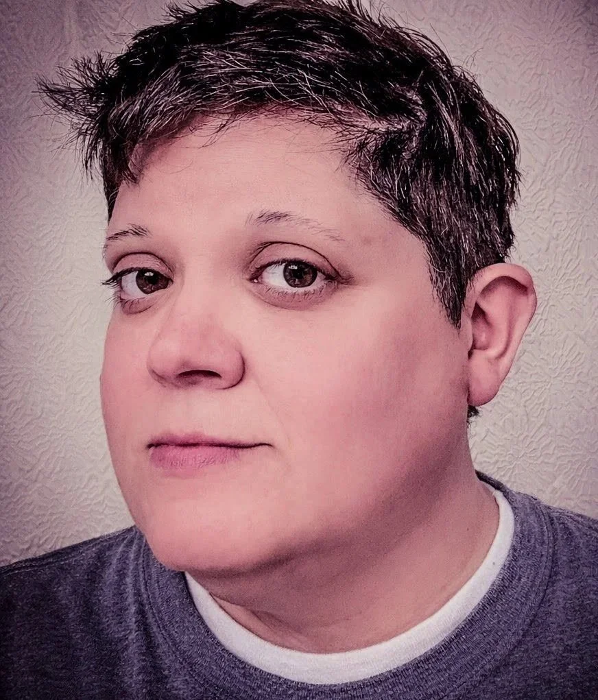 Closeup photo of Sarah Russell's face