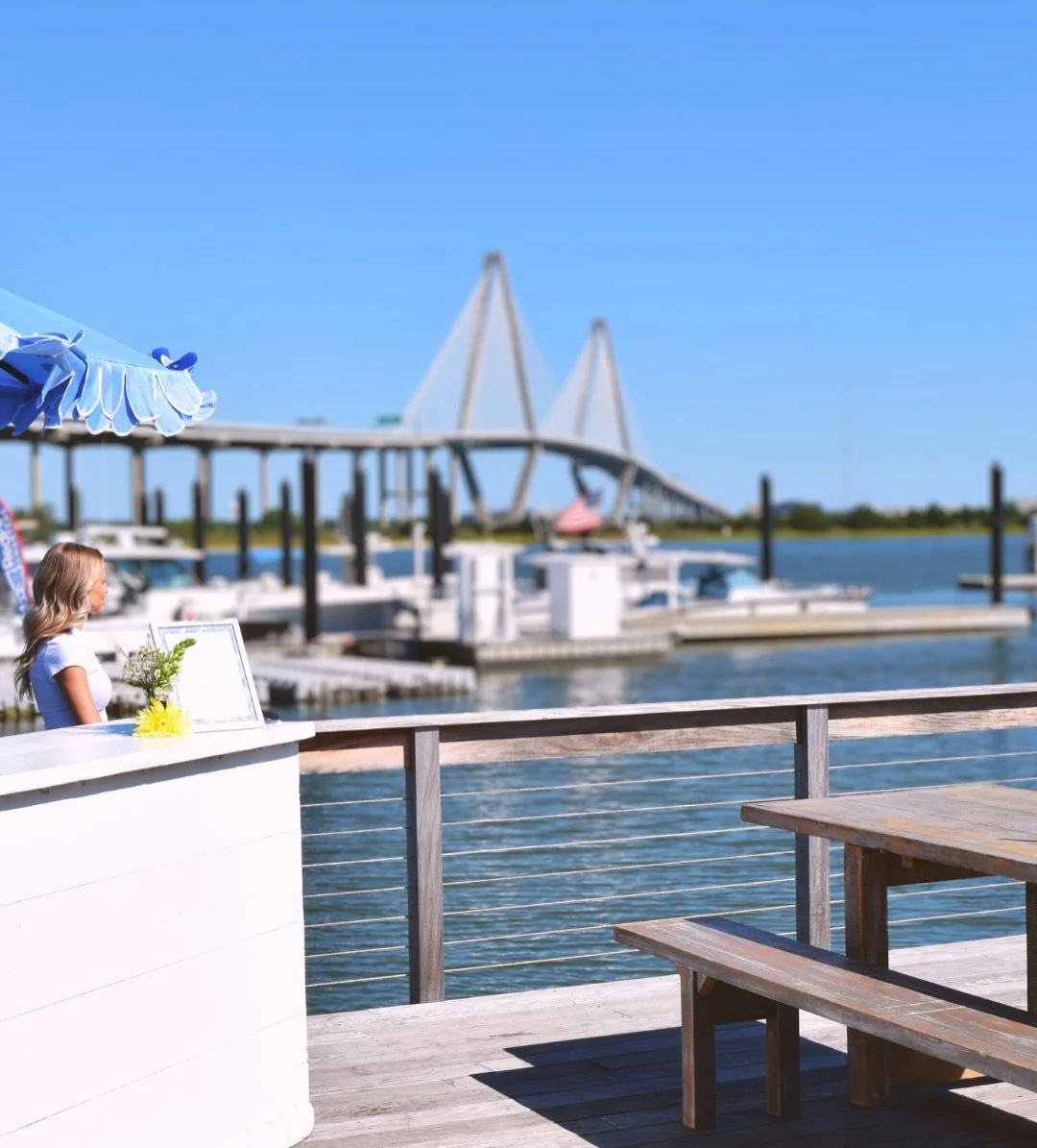 🌊Where the harbor meets celebration. ⚓️💙

✨Private events, dockside drinks, and the Ravenel Bridge as your backdrop. From intimate gatherings to full marina moments, The Landing is where Charleston shows off.

Inquire now + let&rsquo;s make it happ