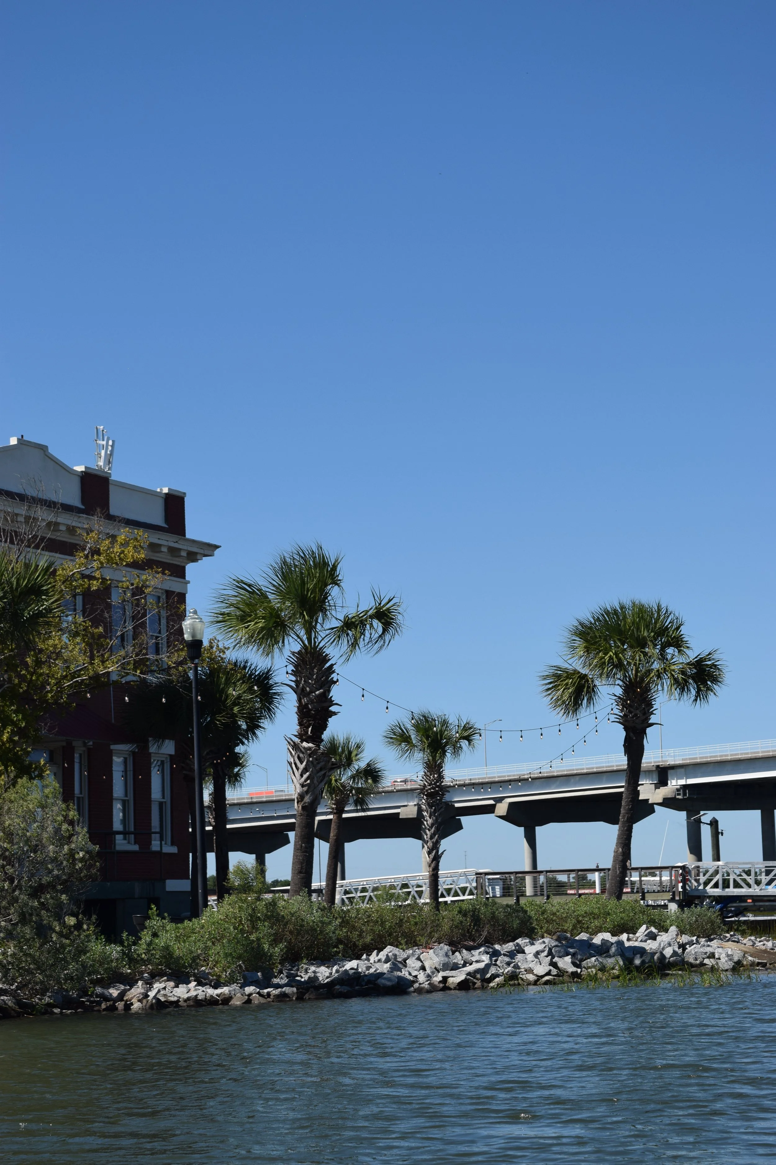 Waterview of The Landing from boat dock 