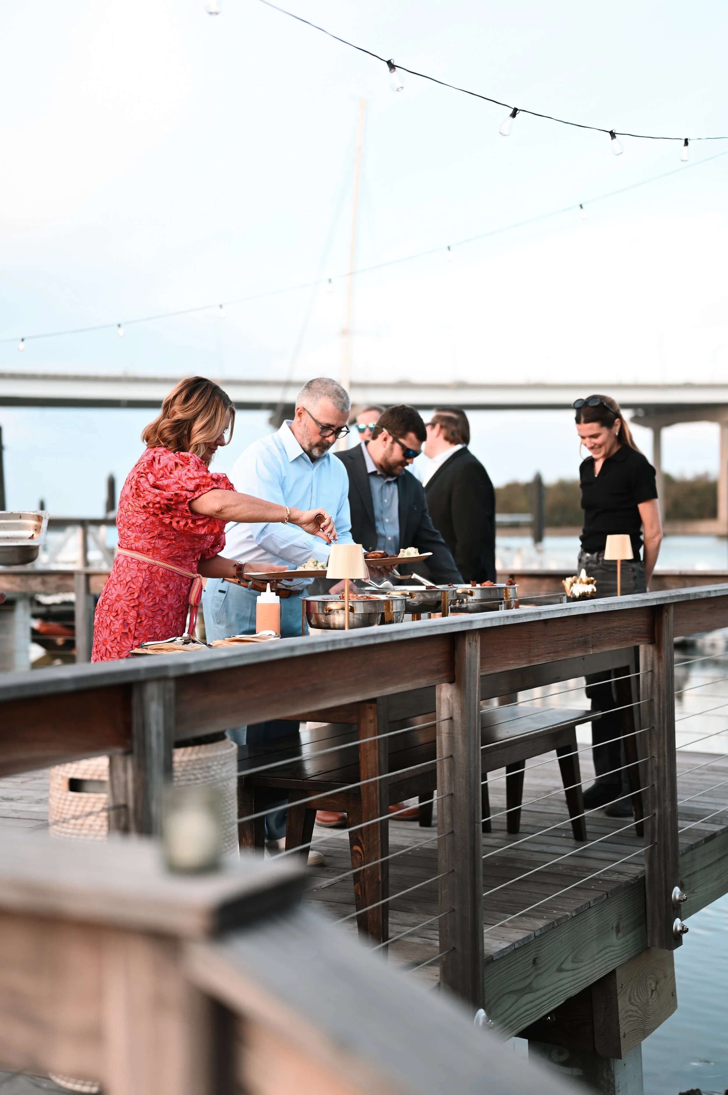Buffet Style Catering Waterfront 
