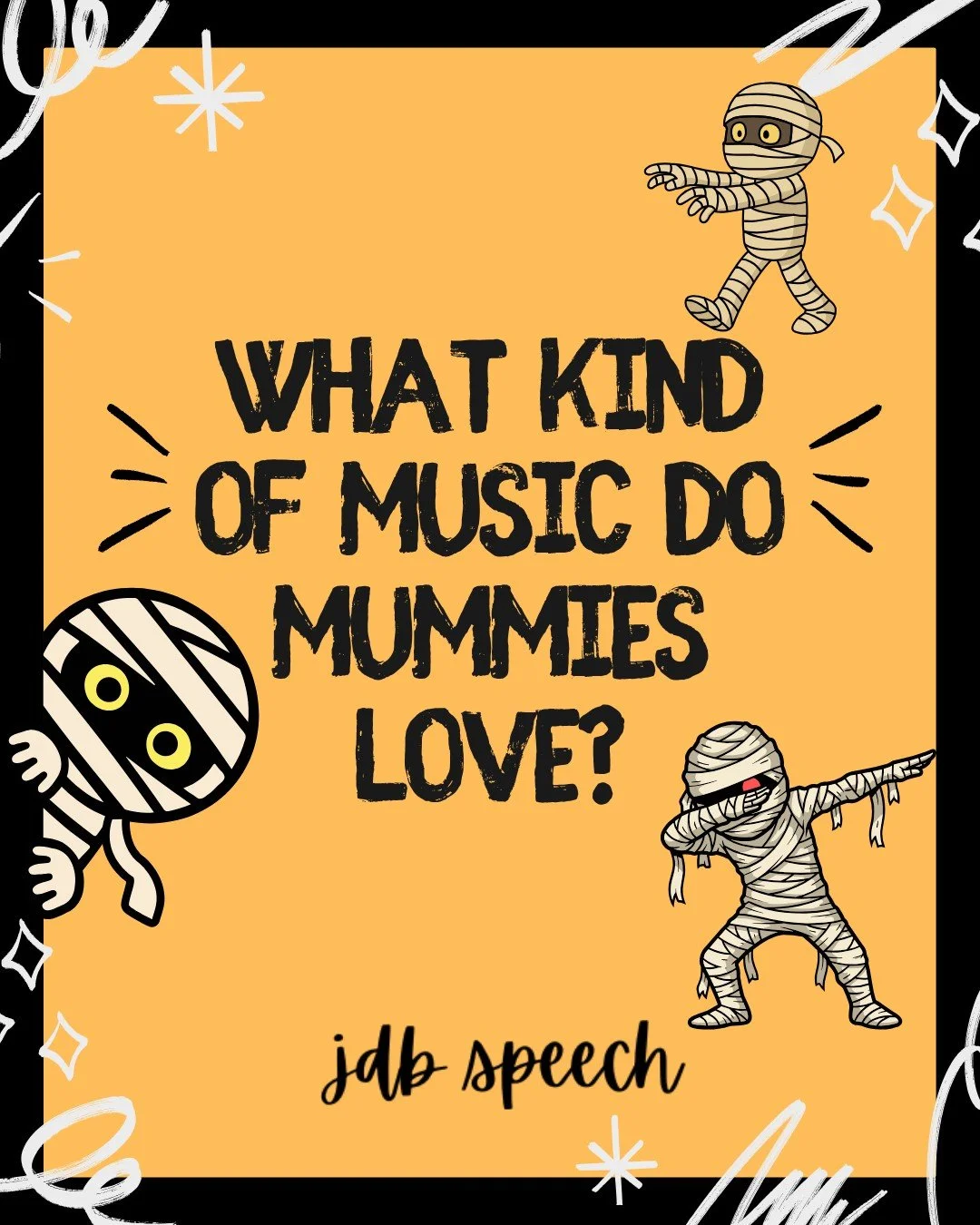 Friday Funny 😂

Happy Halloween 💀🎃

Kids with AAC devices should have access to telling jokes. So for the next few Fridays I will share some to add to their device to join in the fun! 

 💡Add this in the chat or social page 

#slp #aac #slp2be #s