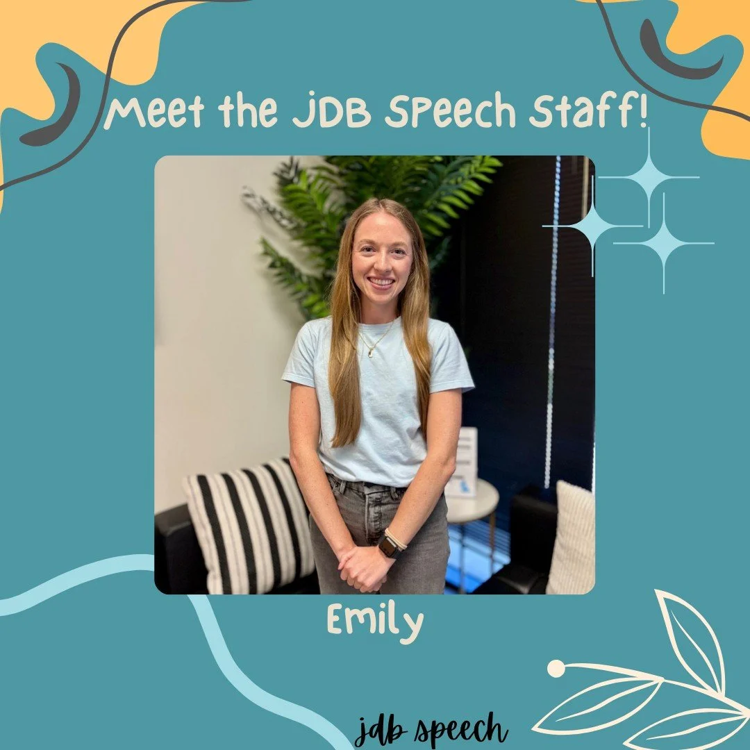 Hi I&rsquo;m Emily Miller, and I&rsquo;m a Speech-Language Pathologist. I graduated from Baylor University (Sic &rsquo;em Bears! ) 

I love working with a variety of ages and creating safe space for each of them to grow in their communication skills.