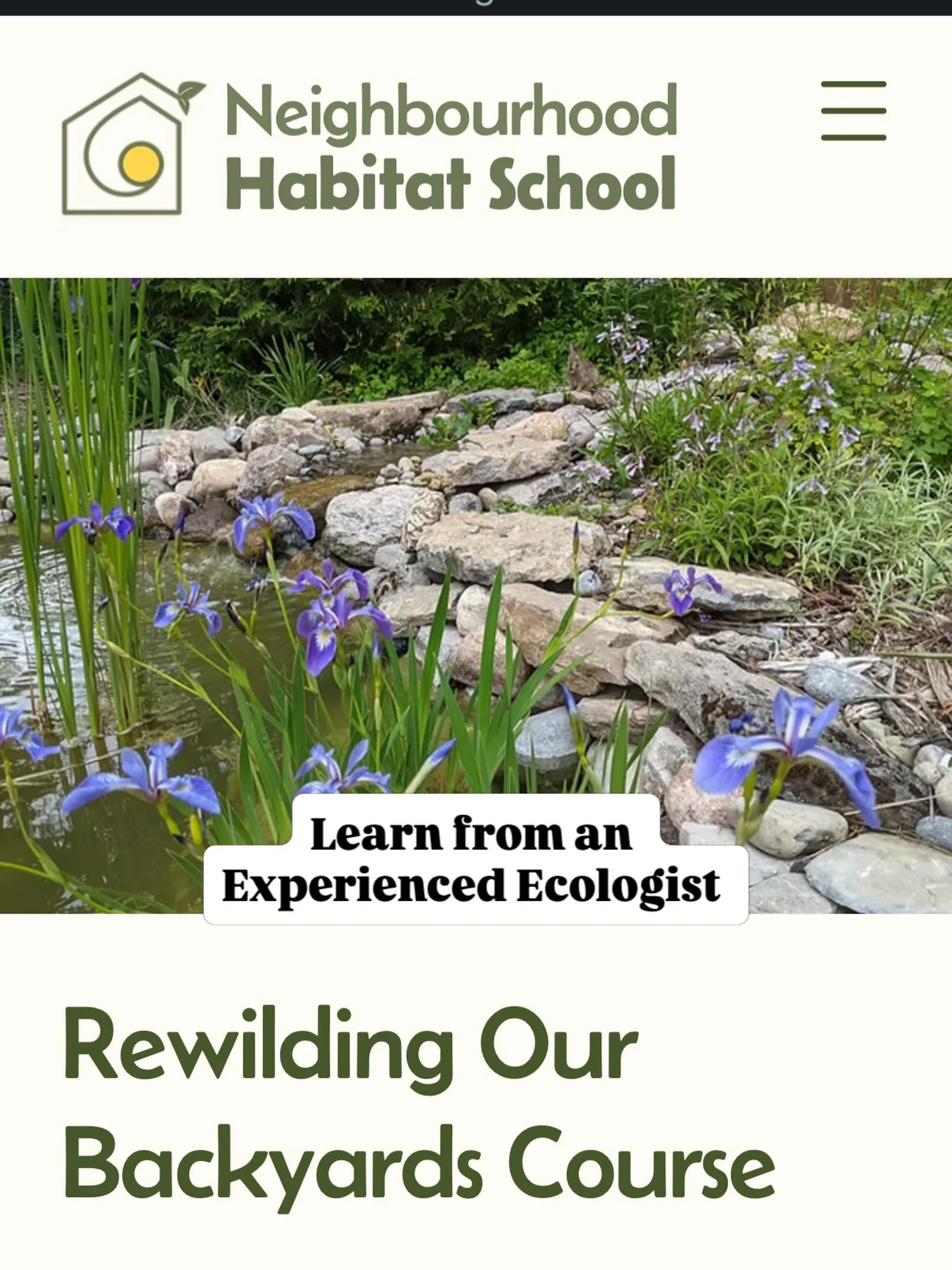 New episode with Ecologist Ewa! Get started with a pro- next course starts June 8th.