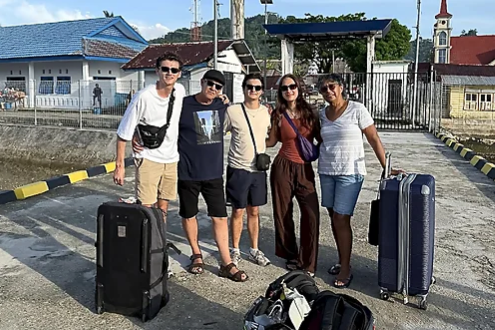 Departure of Max and Mats