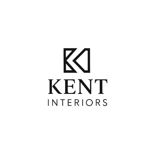 Kent Interiors logo with a stylized 'K' and 'K' initials above the text 'KENT INTERIORS'.