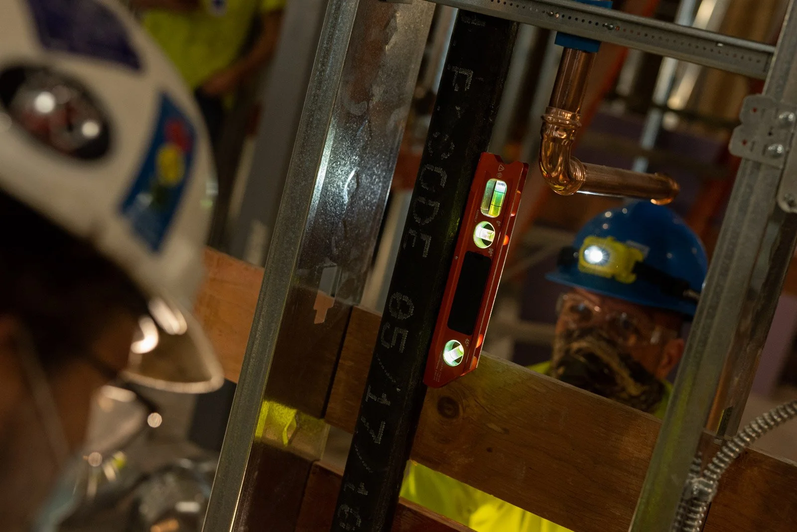 Kent Design Build In Progress Build with Leveler