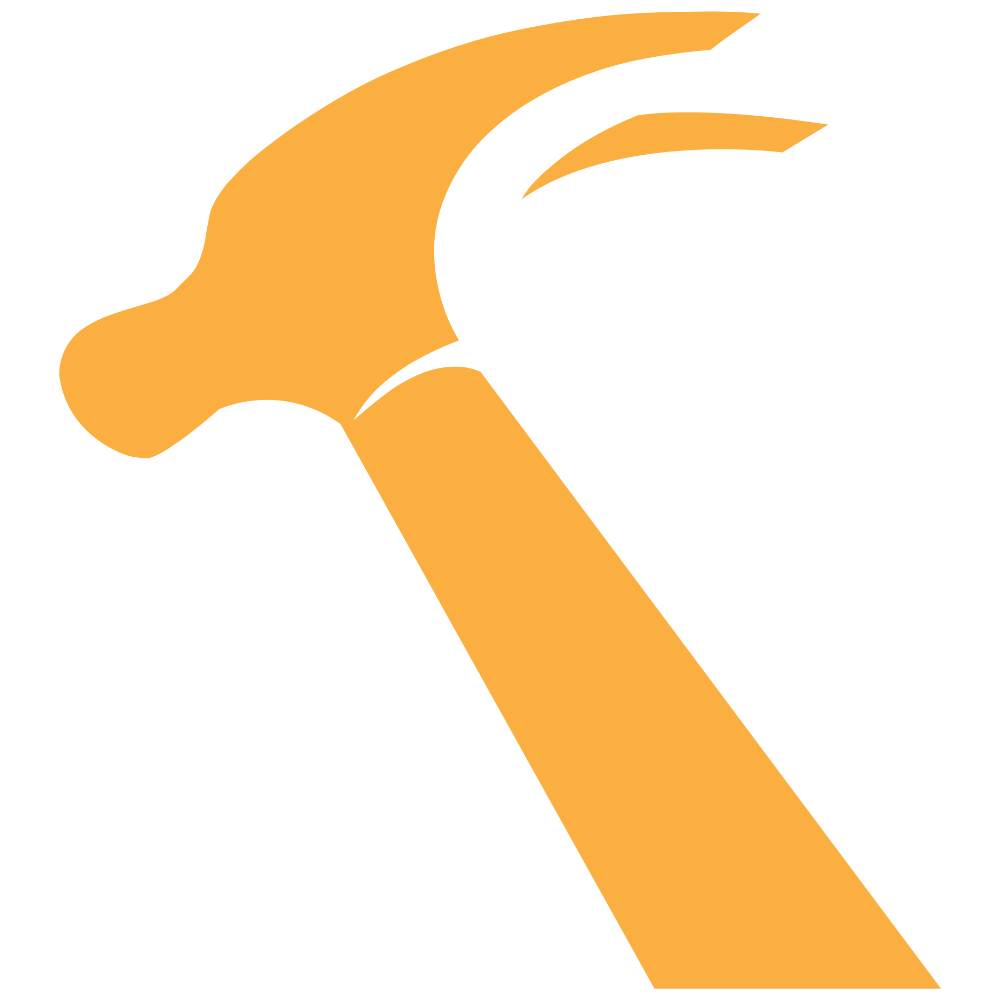 Kent Design Build Yellow Hammer Logo Icon