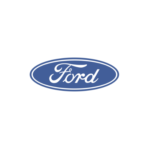 Ford logo in blue oval with white script text