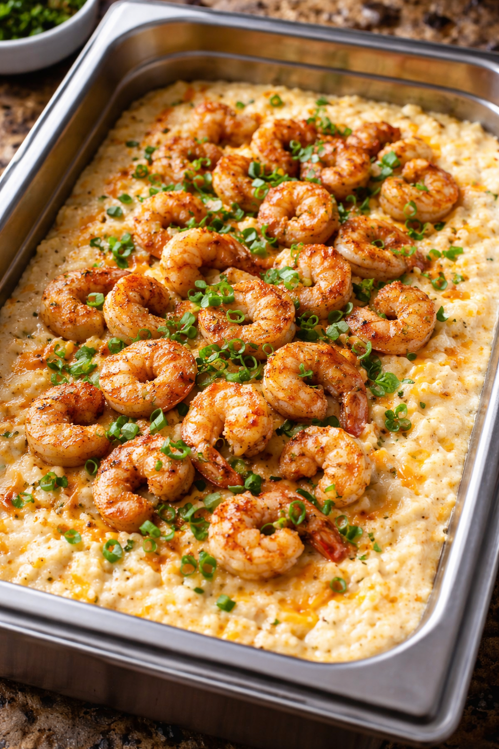 Shrimp &amp; Cheddar Grits