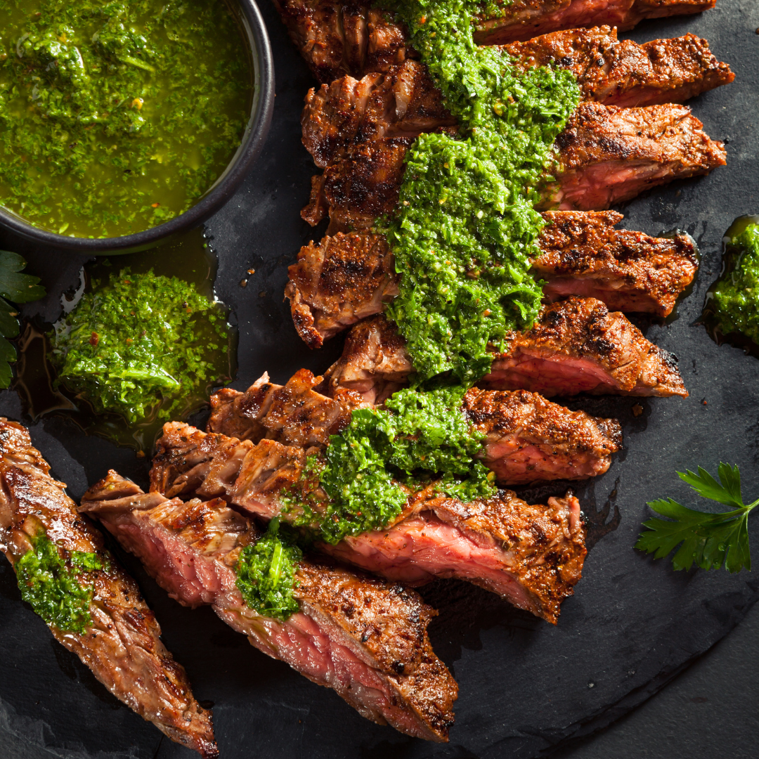 Grilled Whole Picanha with Easy Chimichurri
