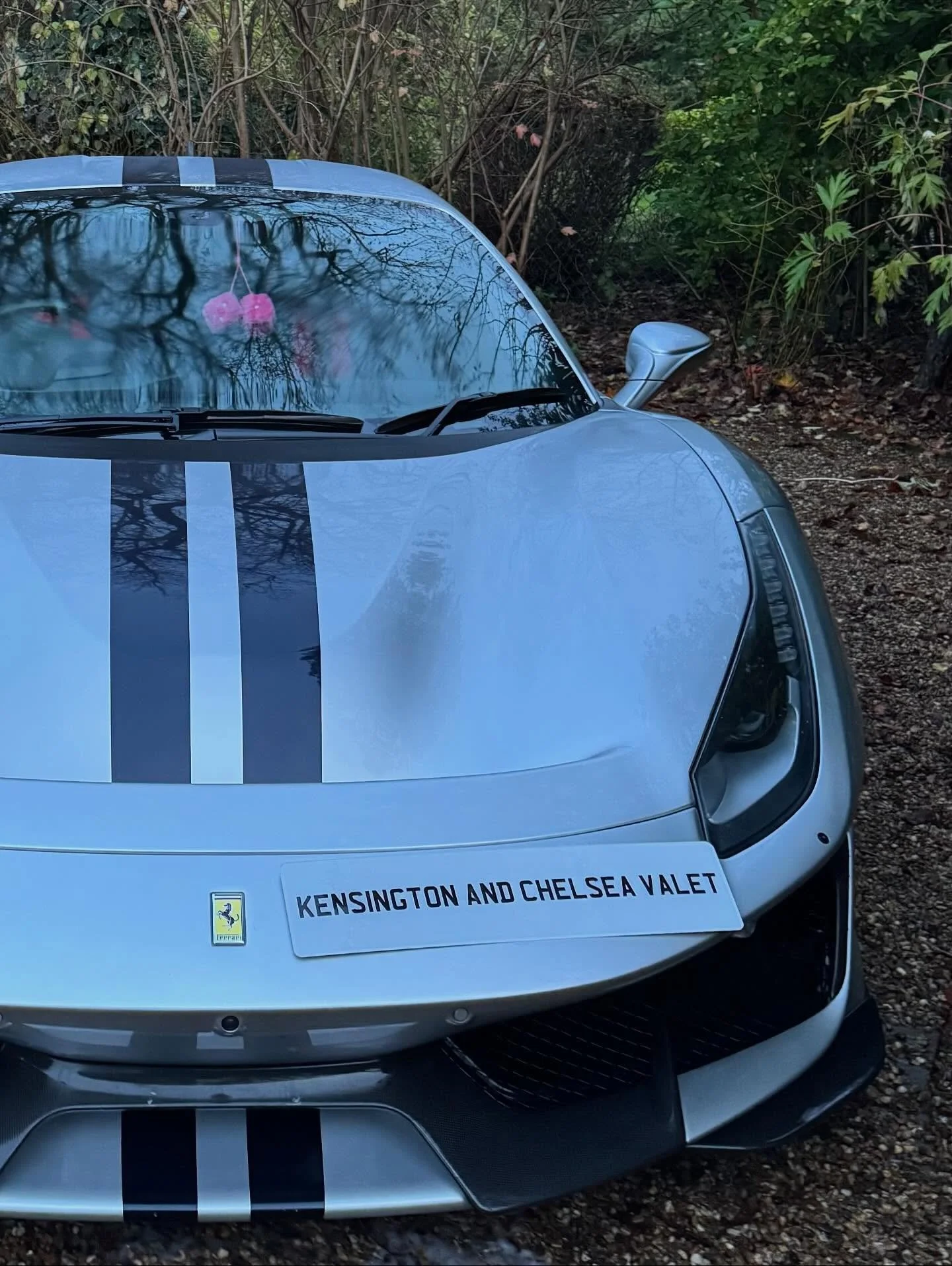 Cleaned Ferrari 488 Pista