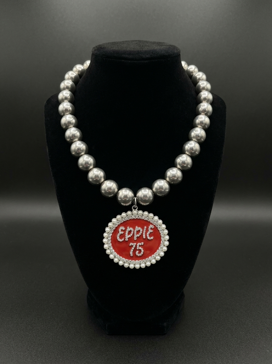 Eppie Pendent Silver Necklace - $100
