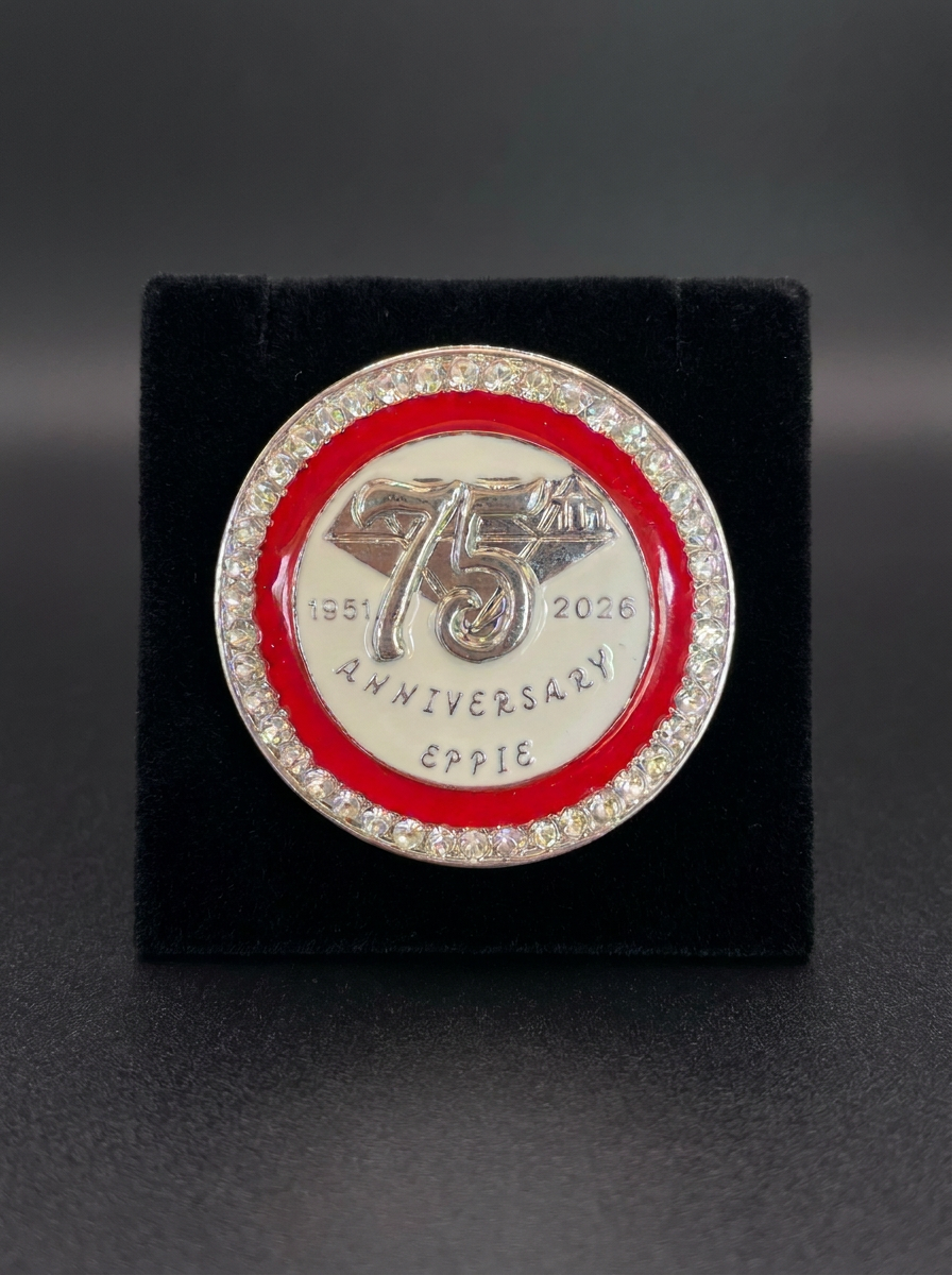 75th Anniversary Pin - $50