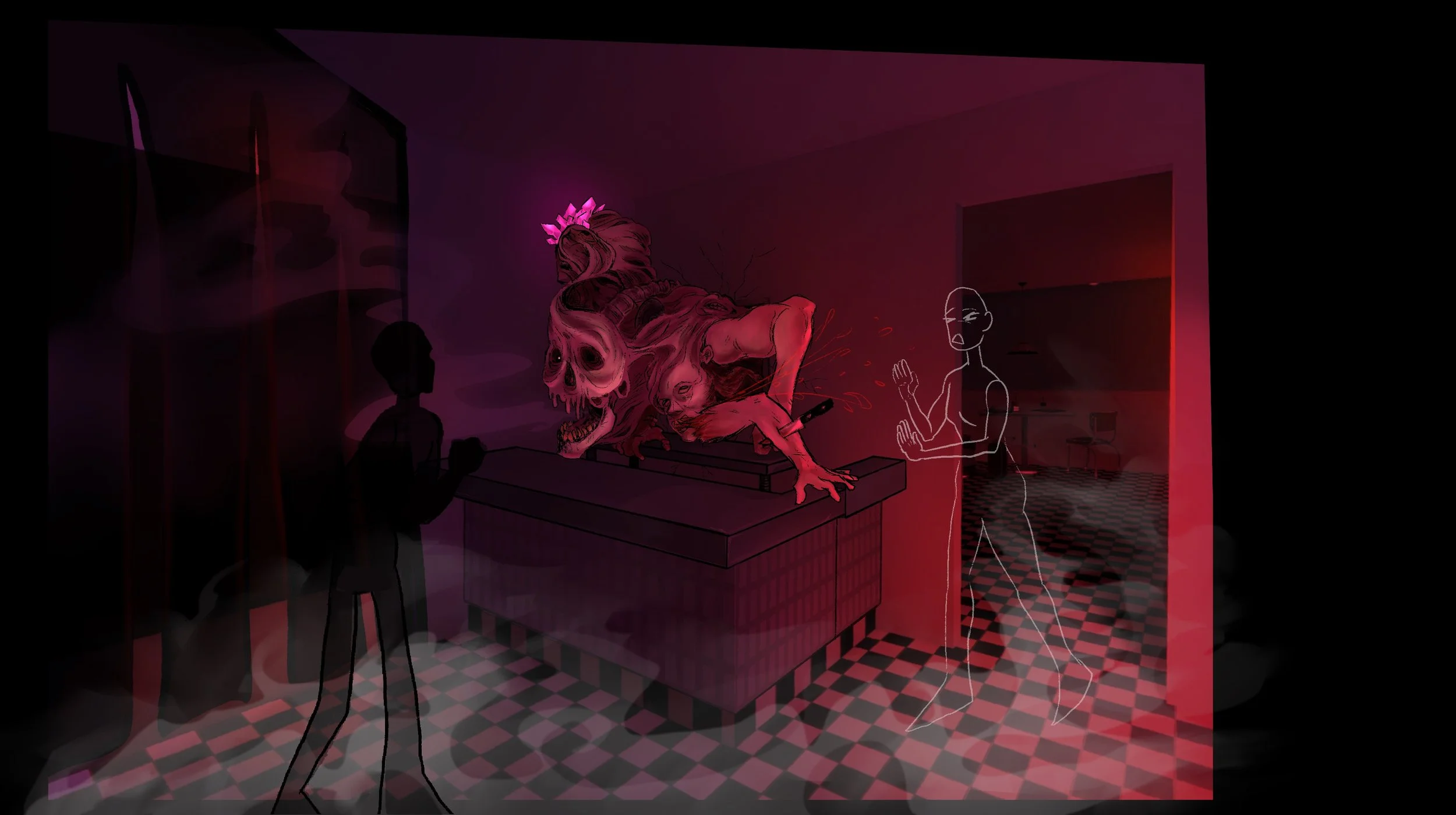 Haunt Comp Concept Art - The Monster